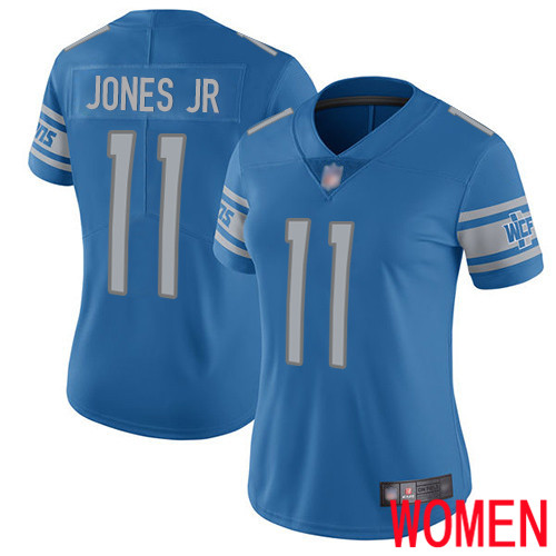 Detroit Lions Limited Blue Women Marvin Jones Jr Home Jersey NFL Football 11 Vapor Untouchable